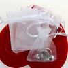 50 Pcs Pure Color Organza Wedding Drawable Pouch Jewelry Package Gift Bag