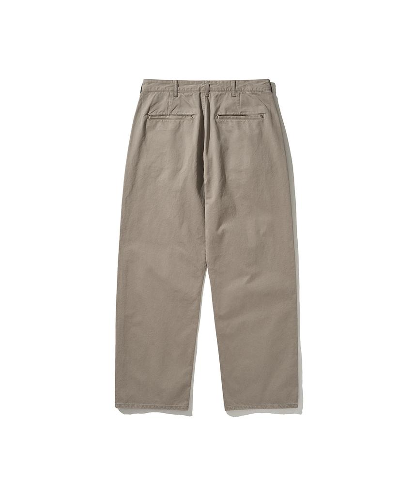HISHANDER French Chino Pants Greige