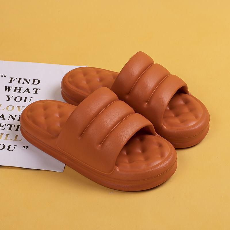 

Женские летние тапочки, бытовые противоскользящие нескользящие домашние сандалии для ванной и купания для пары, домашние сандалии с толстой подошвой, мужские сандалии для верхней одежды 44-45 оранжевый