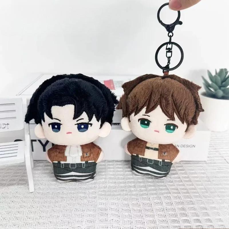 12cm/4.72in Anime Ackerman Stuffed Doll Plush Keychains Pendant Peripherals Accessories Cotton Collectible Decoration Stitch Toy