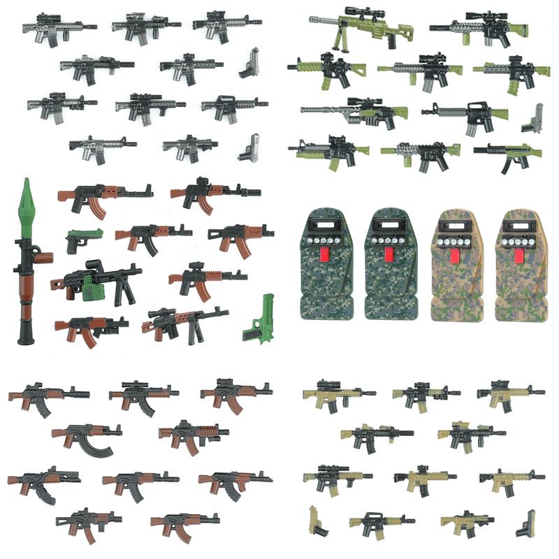 Militär Spezialkräfte Serie Bausteine Stadt Polizei Kommando SWAT Armee Soldat Figur Gasmaske Waffen Steine Spielzeug