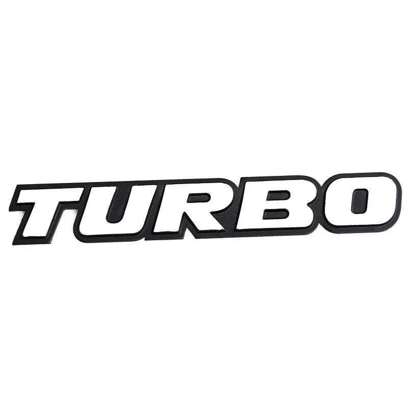 

1Pcs Car Styling Modified Universal Accessories 3D Aluminum alloy TURBO Style Body Trim Badge Sticker Decal Emblem срібний