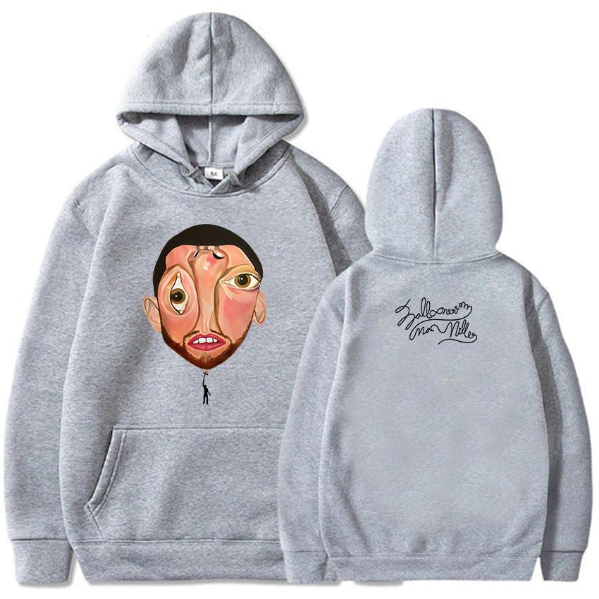 MaccMiller Balloonerism Album Tisk Mikiny Pánské Hip Hop Unisex Streetwear Nová Móda Pulovry Grafický Potisk Mikina