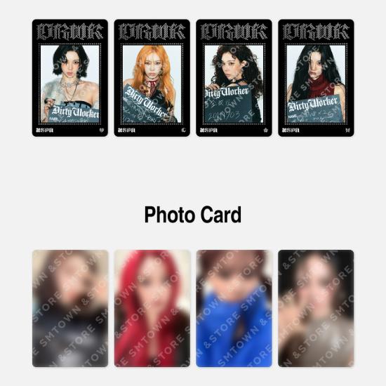 aespa Dirty Work Random Trading Card