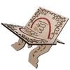 Detachable Quran Scripture Stand Holders Book Rack Home Decoration (Red Rhinestones)