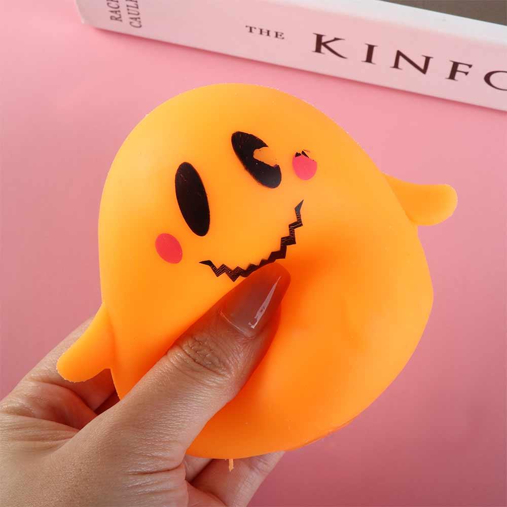 Skull Glowing Ghost Pinch Ball Pumpkin Slow Rising Squeeze Ghost  Children Toys
