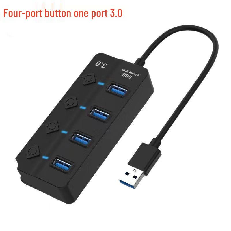 4-in-1 USB 3.0 Hub Type-C Docking Station for Phones & Computers