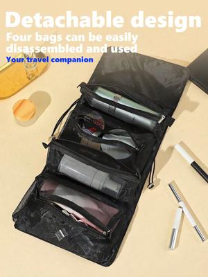 Rilibegan Aufbewahrungstasche für Outdoor-Reisen, Make-up-Sammeltaschen, modische Kosmetiktaschen, Wasch-Aufbewahrungstaschen