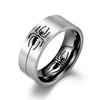 Titanium Steel Hollow Spider Men's Ring, Spider Silk Stainless Steel Jewelry, Fashionable Men's Accessories