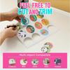 60 Shipping Labels 2 Per Sheet 8.5" x 5.5" Matte Half Sheet Labels Self Adhesive White Shipping Label Paper