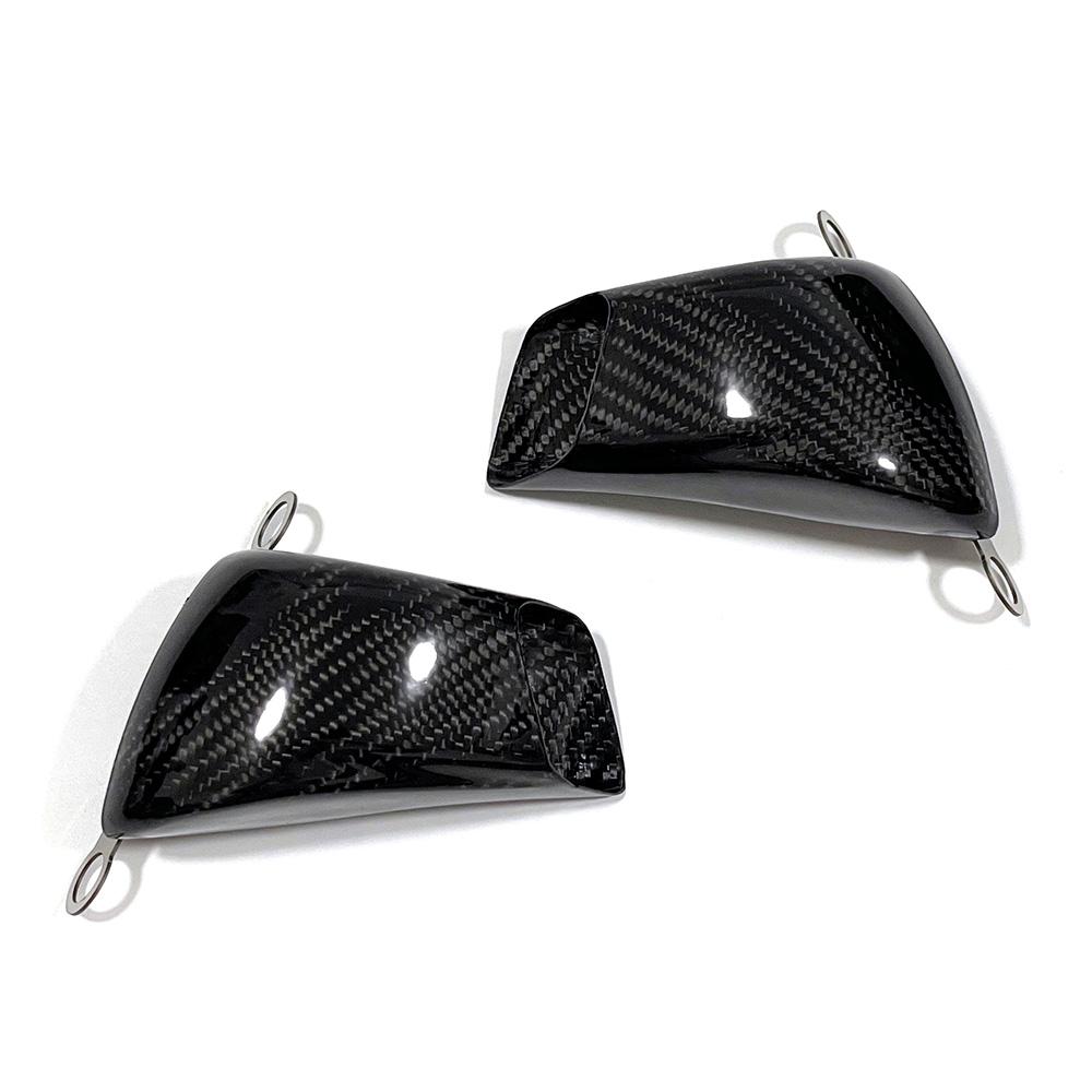 For BMW S1000R S1000RR M1000R M1000RR HP4 S1000XR M1000XR Carbon Fiber Motorcycle Front Brake Air Duct Caliper Radiator Cover