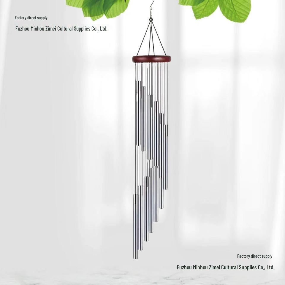 Japanese Beech Wood 7-Color Wind Chime for Indoor/Outdoor Decoration