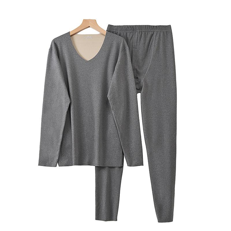 Imitation Cashmere Silk, Men's and Women's Thermal Underwear Set, Autumn Clothes, Autumn Pants, Men's Thin Autumn Clothes