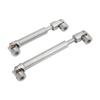 2PCS RC Drive Shaft Stainless Steel Adjustable for 1/10 313mm Wheel Base Remote Control Car