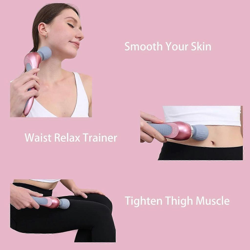 Personal Handheld Vibrating Massager-Cordless Full Body Massager, Electric Massager for Face Neck Back Shoulder Waist Leg Feet, Portable 5 Mode Vibrat