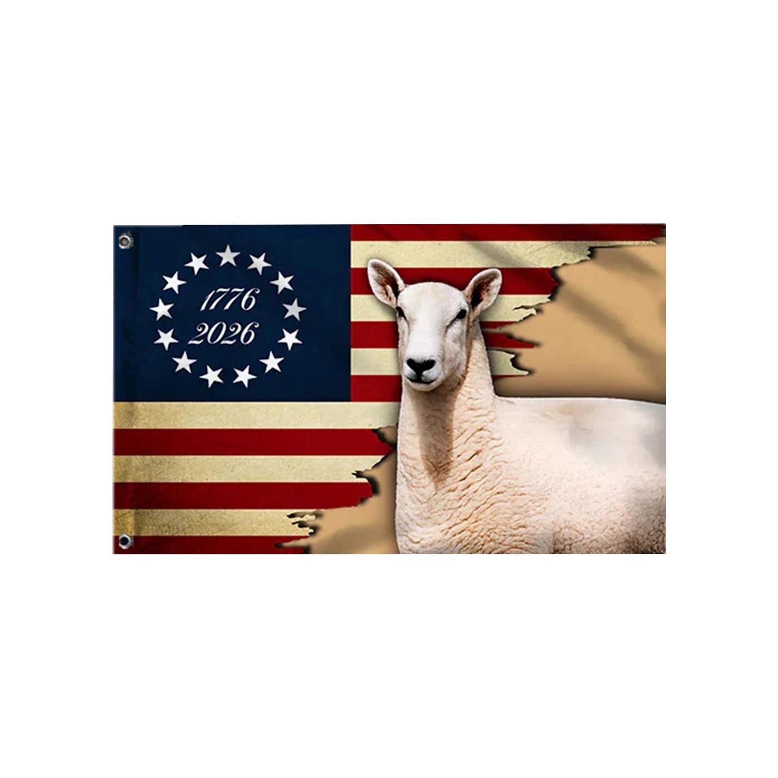 

U.S. 250th Anniversary Commemorative Flag (90*150, One Sided) One Size