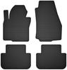 Set of 4 Rubber Car Mats, Universal For: Mitsubishi Pajero II Off-road (1991-1999)