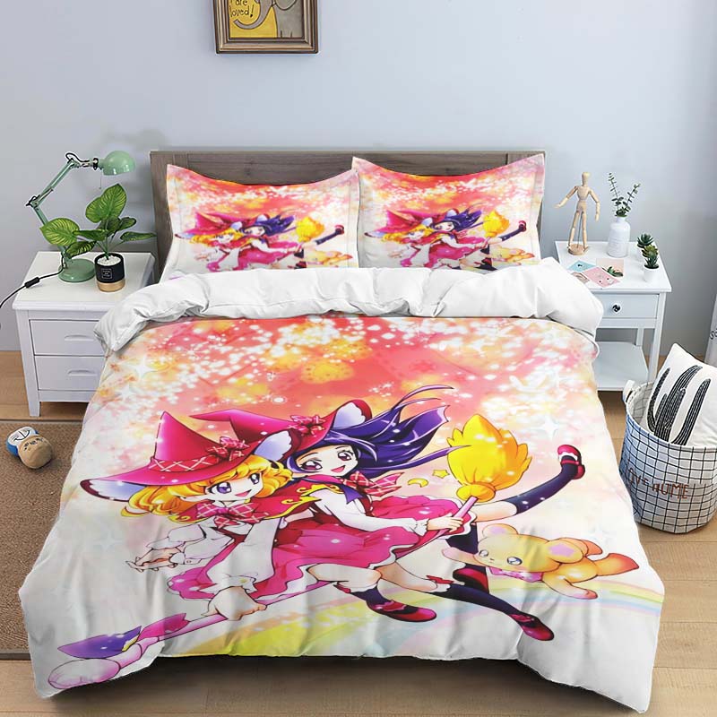 The Three-piece Pretty Cure Bedding Set—which Includes A Duvet Cover and Two Pillowcases—is The Perfect Holiday Choice.