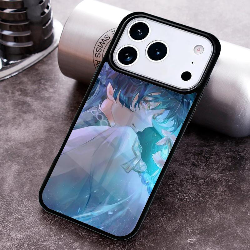 Genshin Impact Scaramouche Phone Case for iPhone 17 16 15 Pro Max Air 14 13 12 11 Plus Shockproof Cover