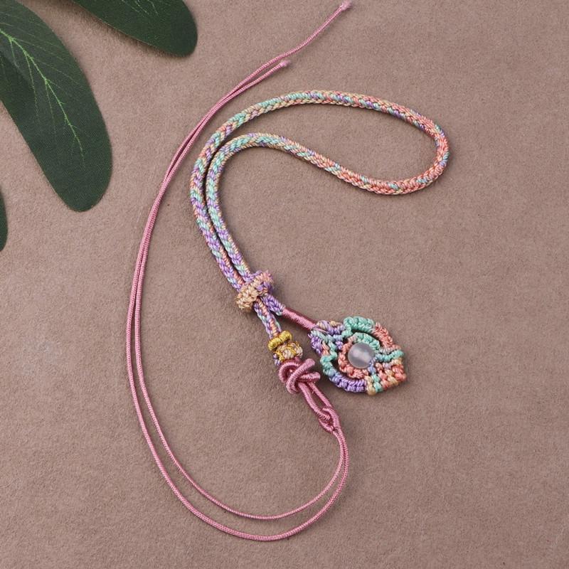 Ancient-Style Handmade Tassel Pendant: DIY Phoenix Tail Knot for Jewelry and Accessories