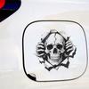 Halloween 3D Wandriss-Schädel Aufkleber zur Autodekoration - Personalisierte Autoaufkleber