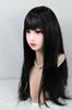 Figure head TPE head wig 2 connection wig type long black hair not only, high-quality head, only, type, methods, #205 - (stand included)