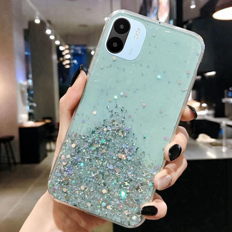 Bling Glitter Phone Case For xiaomi redmi A1 A 1 1A Soft Full Cover For redmi A1 redmiA1 Back cover CAPA