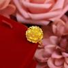 2026 Gold Floral Women's Ring: Fashionable, Versatile, Statement Jewelry