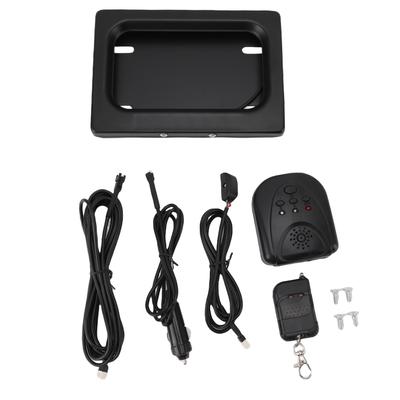 Motorcycle License Plate Cover Iron User Friendly Flip Up Concealed Motorcycle License Plate Holder