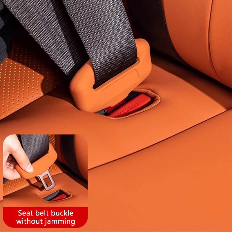SEAMETAL 2pcs Car Seat Belt Cover Protector Universal Seat Belts Padding Anti Scratch Silicone Protective Sleeve Accessories