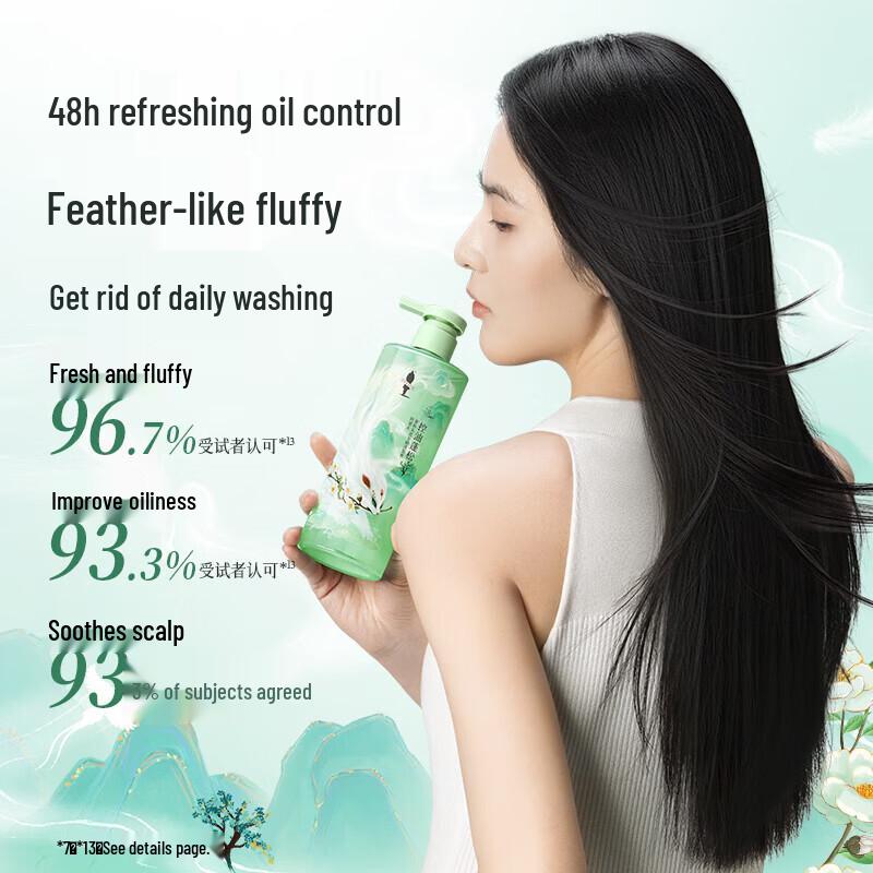 Adolph Tea Bran Ice Care Silicone-Free Anti-Dandruff & Oil Control Shampoo