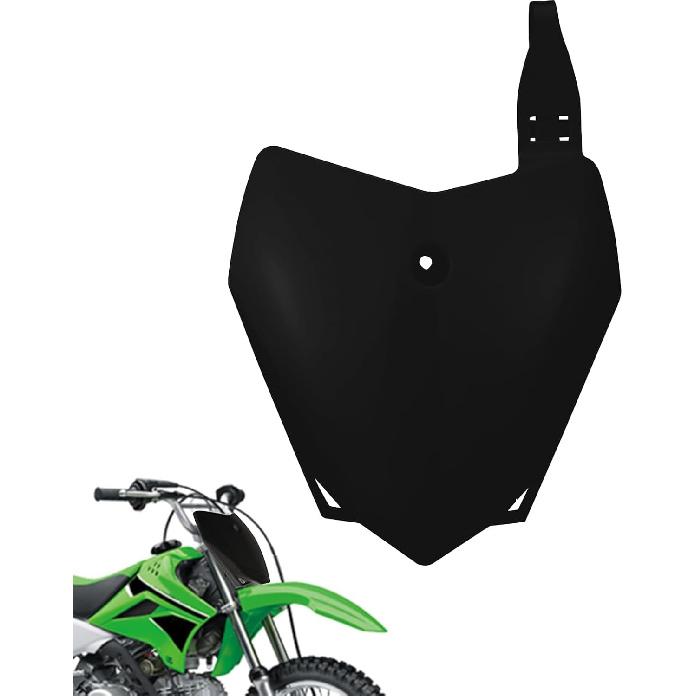 

Front Number Plate for KLX110,Dirt Bike Plate Replacement for KLX 110 2010-2025/KLX 110L 2010-2024 Black чёрный