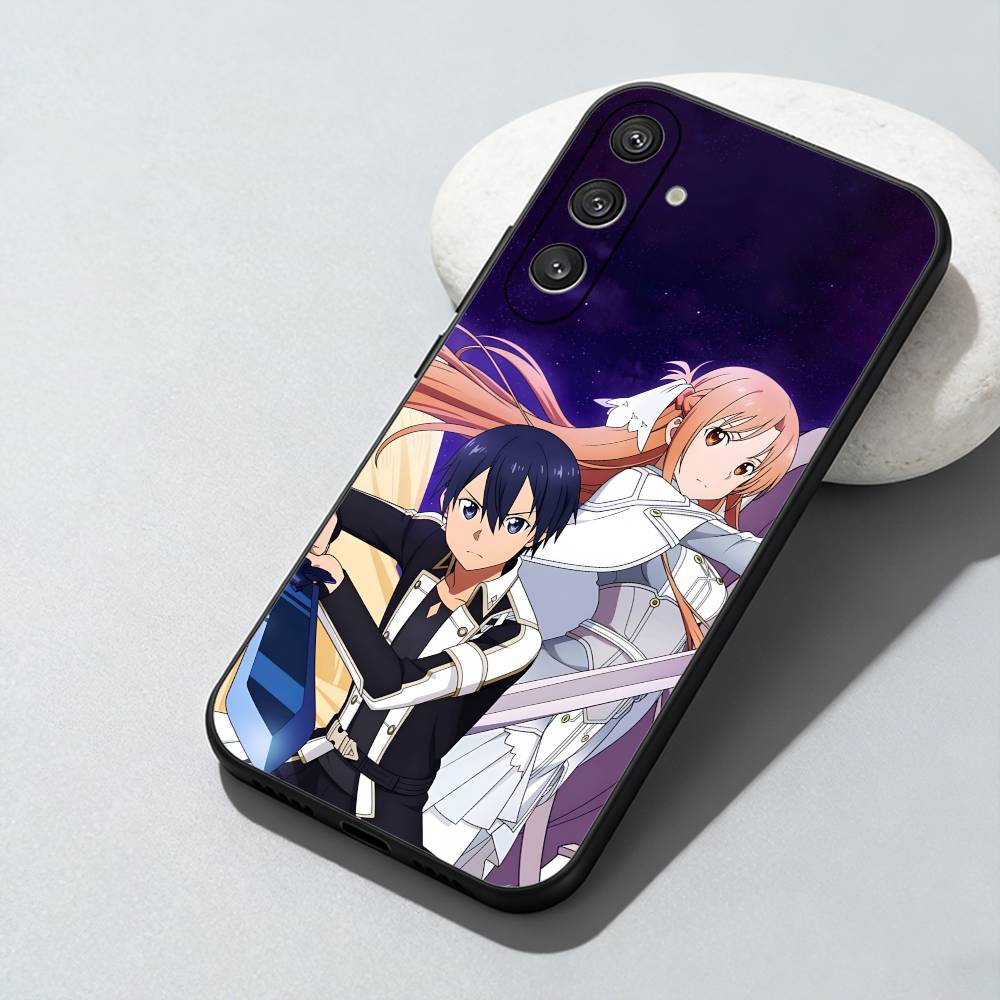 

Чехол для телефона K-Kirto Sword-AO A-Asuna для Samsung Galaxy A73, A72, A71, A70, A52, A51 Другие Мягкий Черный Чехол Samsung a31