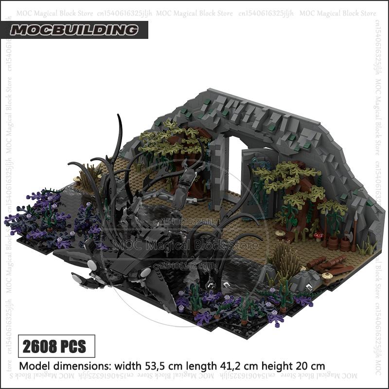 UCS Rings Collections Middle Earth Lord Moc Building Blocks Scene Technology Bricks Kits Display Model Construction Xmas Toys