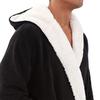 Men's Winter Plush Lengthened Shawl Bathrobe Home Clothes Long Sleeved Robe Coat