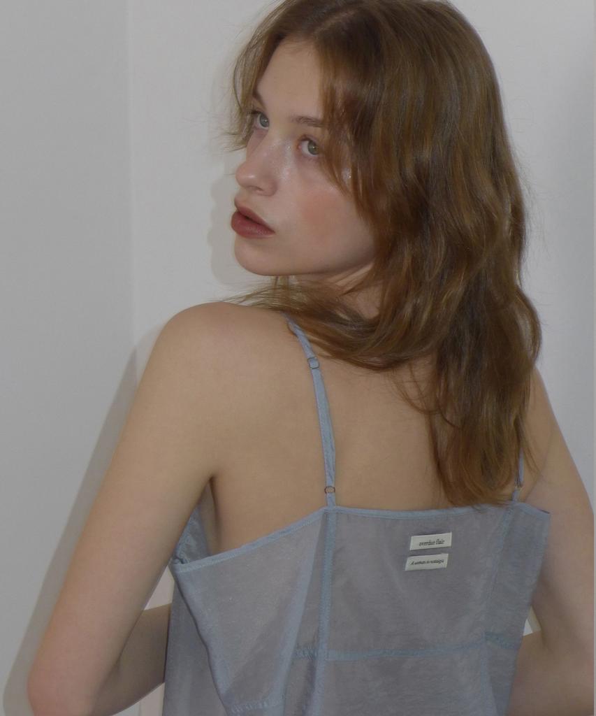 Obeodyupeulleeo Sheer Bustier Ops_Haze Blue