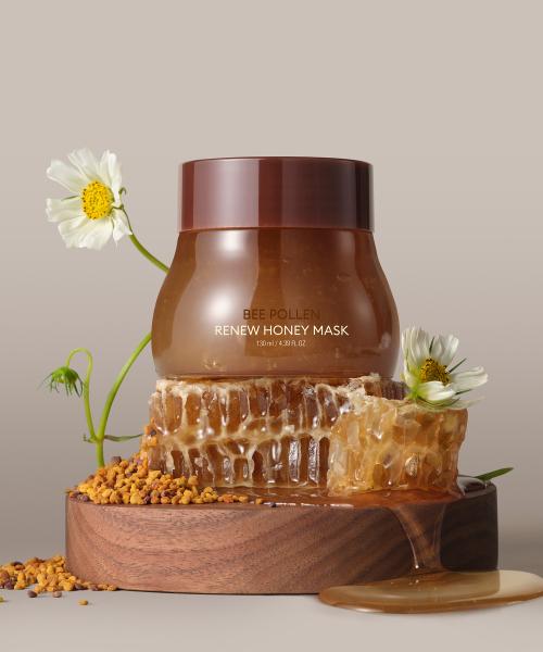 MISSHA BiiPollen Renew Honey Mask (2-pack, 130ml Each)