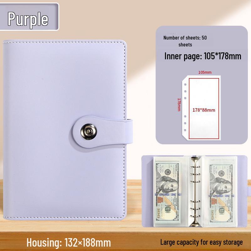 A6 Loose-Leaf Savings & Budget Book: 100-Day Challenge, Banknote Collection & Commemorative Planner