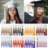 Set of 10 Graduation Tassels with Gold Year Cap Fringe Honor Cords for Diploma Ceremony Party Decoration Accessories