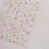 Adorable Watermelon Ice Cream 5D Nail Art Stickers Cute Bowknots Chill Ice Cubes Jelly Sweet Manicure Decal DIY