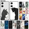 For OnePlus Nord 3 5G Case Coque Nord3 Lovely TPU Soft Cartoon Painted Cat Phone Casses for One Plus Nord 3 Silicon Para Shells