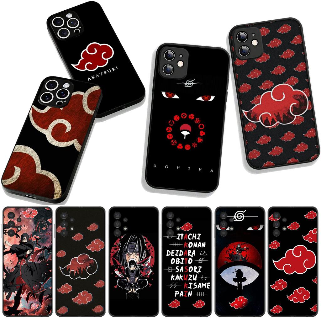 Cover for Apple iPhone 16 15 14 Plus 13 12 Mini 17 Pro Max + ProMax 16E Air Phone Case Uchiha Itachi Akatsuki Narutos