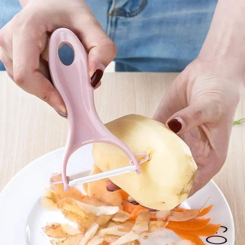 Kitchen Utensils Household Peeler Kitchen Gadgets Paring Knife tools Multi-functional Melon Ceramic Paring Knifes