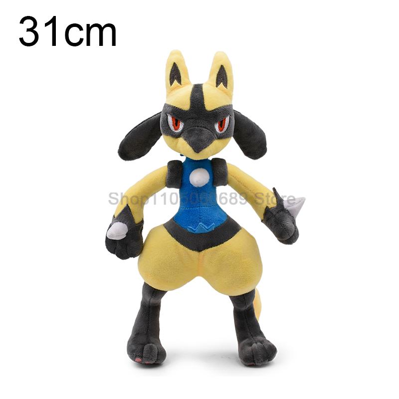 Pokemon Toy Kawaii Mew Cubone Gengar Lucario Zorua Raichu Form Evolution Plush Dolls Cartoon Plushies Best Gift for Kids