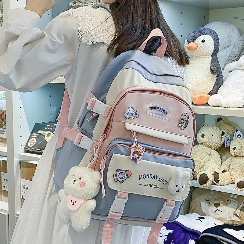 Grundschüler  Frisch und Frisch Mittelschüler  Rucksäcke in Kontrastfarben für Mittelschüler