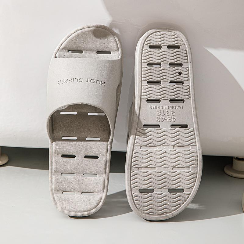 Bathroom leaking slippers hotel home couple simple home bath bathroom hollow nonslip hotel shoe support men