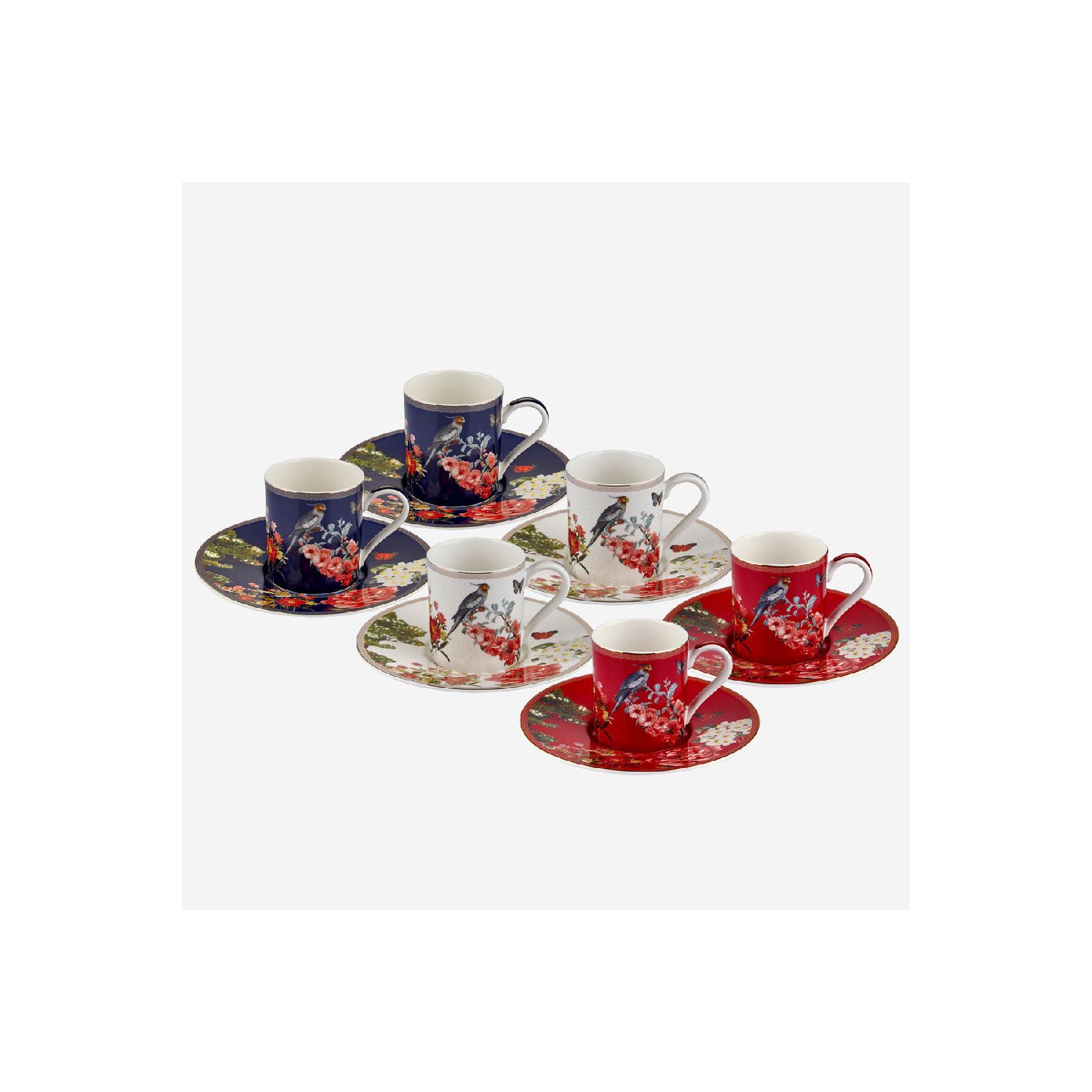 

Набор фарфоровых кофейных чашек Magic Garden Mix 90 мл