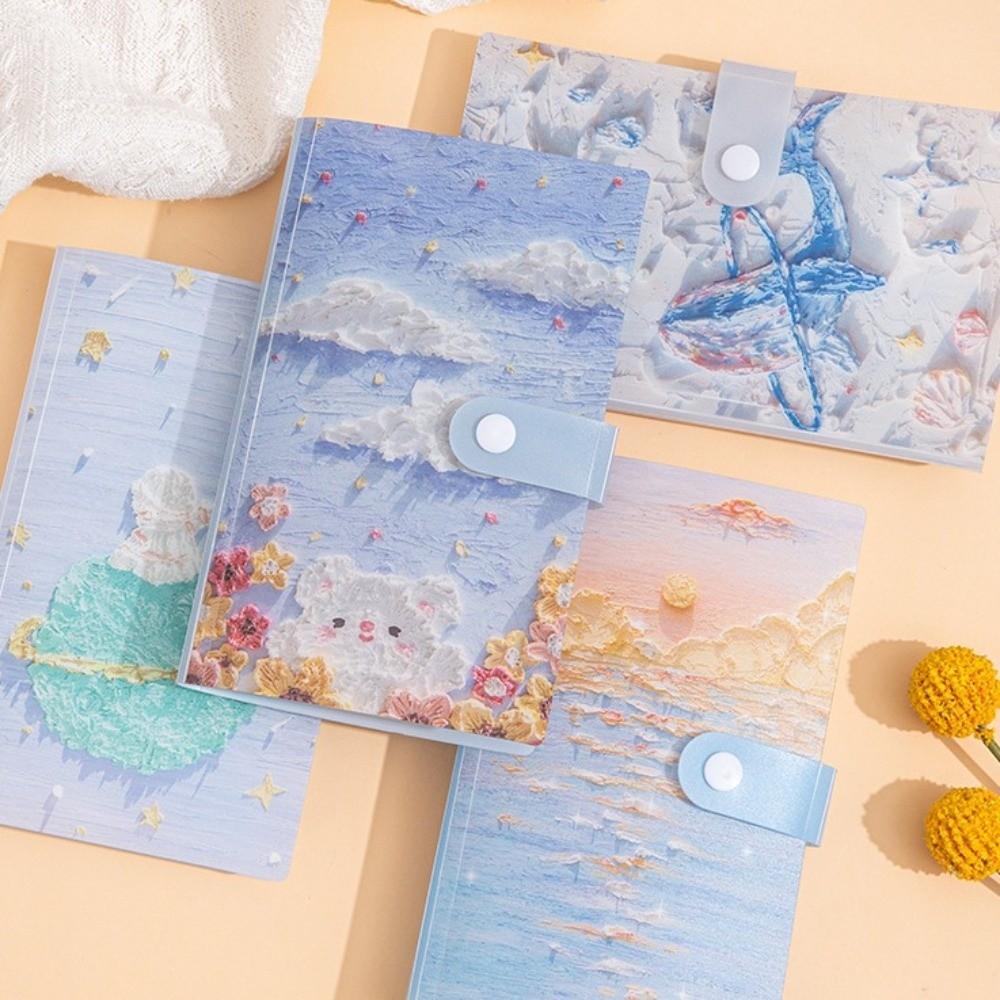 Save Money 100 Envelopes Money Saving Challenge Waterproof Reusable Mini Binder Savings Challenge Oil Painting Budget Binder