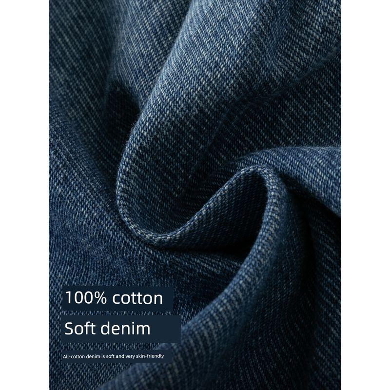 David Bella Boys' Spring Shirt 2026 New Style Baby Children's Clothing Denim Top Children's Stylish Pure Cotton Shirt