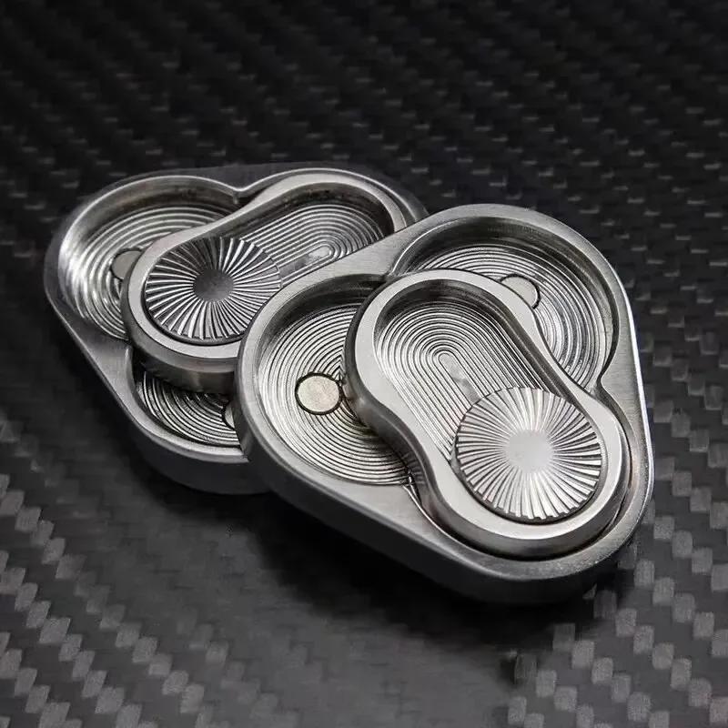 Magnetic Fidget Slider Adult EDC Metal Fidget Toy Decompress Hand Spinner Autism Sensory  Anxiety Stress Relief Adult Best Toy